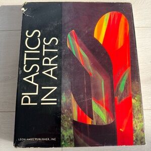 Vintage “Plastics in Arts” Coffee Table Art Book 1970s